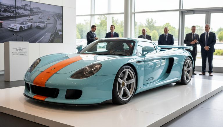 JC9, la one-off su base Porsche Carrera GT che sembra una Le Mans anni ’70