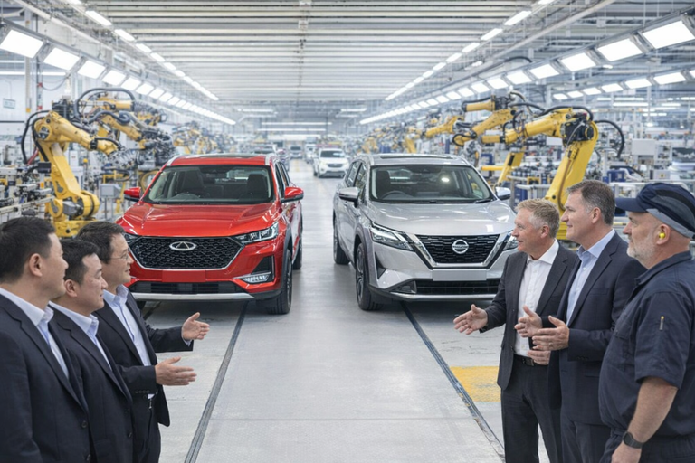 Sunderland, Nissan e Chery valutano produzione per rilanciare lo stabilimento