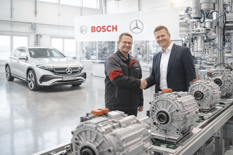 Asse strategico per la mobilità elettrica: Bosch si aggiudica la maxi-commessa di Mercedes-Benz