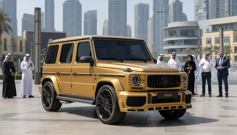 Mercedes-AMG G63 by Mansory, 720 CV e una carrozzeria tutta d’oro