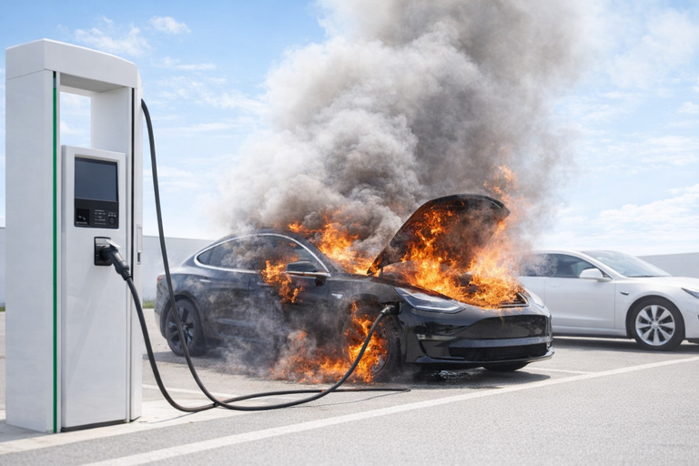 Auto elettriche e batterie al litio: i dati sugli incendi raccontano un'altra storia
