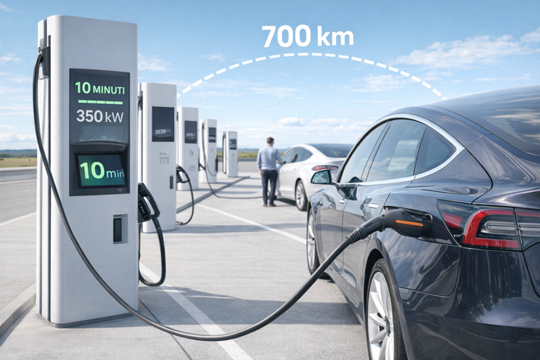Ricariche rapide e autonomie elevate: il futuro delle auto elettriche è già qui