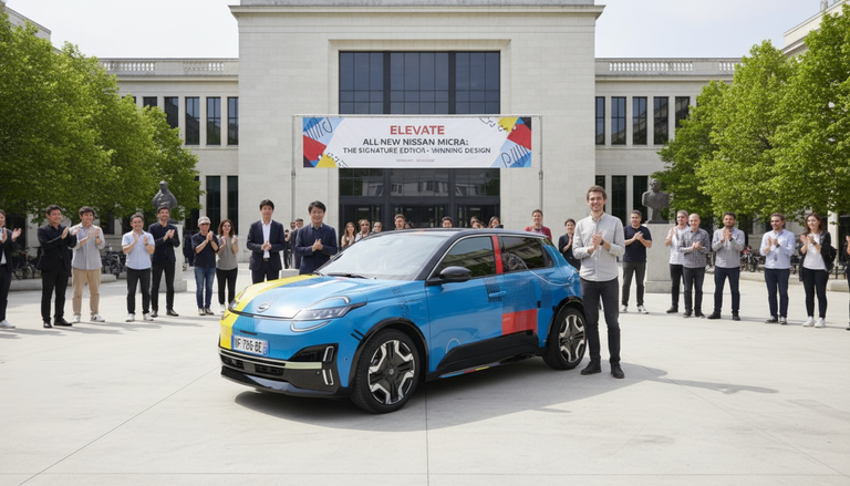 La nuova Nissan MICRA: un'opera d'arte su quattro ruote grazie al design innovativo