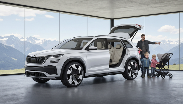 Skoda Peaq: il nuovo SUV elettrico con 7 posti e oltre 600 km di autonomia