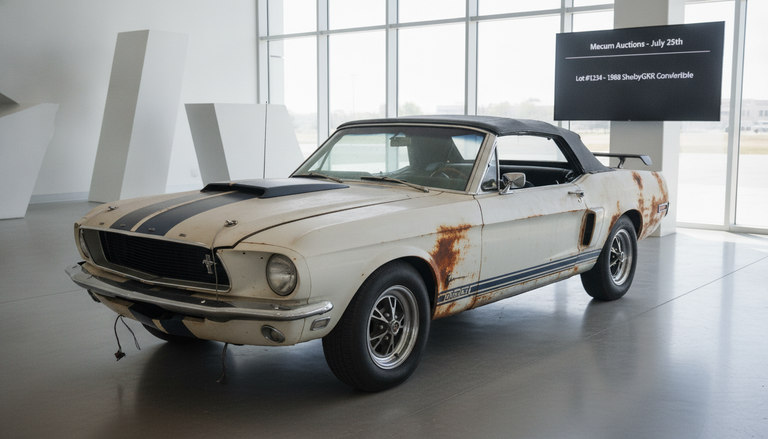 Un tesoro arrugginito: la Shelby GT500KR del 1968 in asta