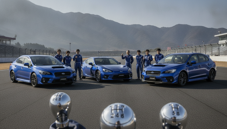 Subaru rilancia il cambio manuale con tre nuovi modelli entro il 2027