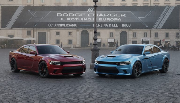 Dodge Charger torna in Europa: fino a 670 CV tra benzina ed elettrico