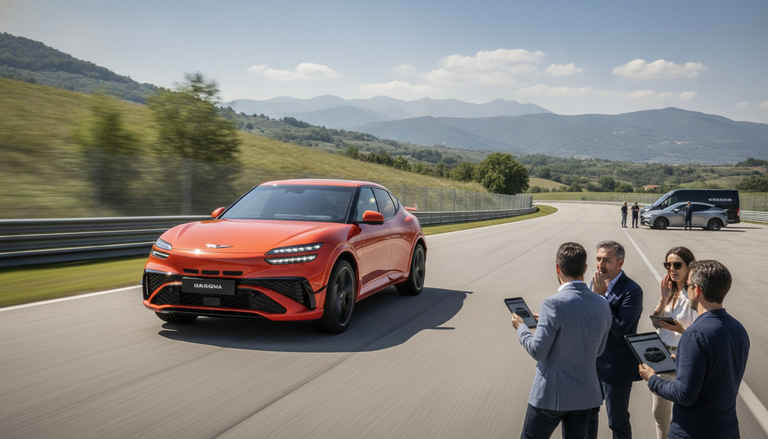 Genesis GV60 Magma arriva in Italia: 650 CV e 0-100 in 3,4 secondi
