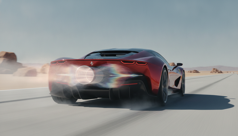 Ferrari brevetta l'effetto jet: il calore degli scarichi si trasforma in spinta extra. Come funziona