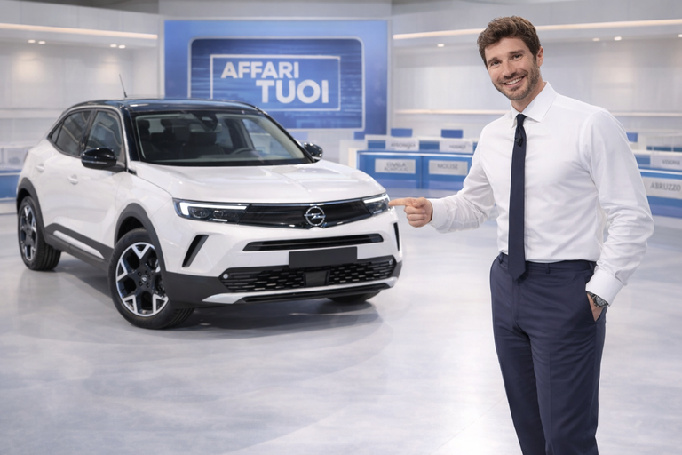 Televisione e motori: la nuova Opel Mokka entra nel montepremi di "Affari Tuoi"