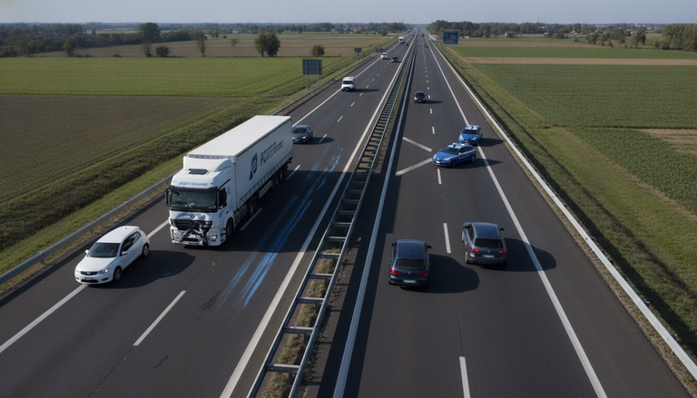 Camionista ubriaco percorre 10 km contromano in autostrada: tragedia sfiorata