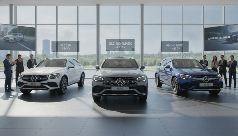 Nuova Mercedes GLC EV, gamma ampliata con le inedite 250 e 300 4MATIC
