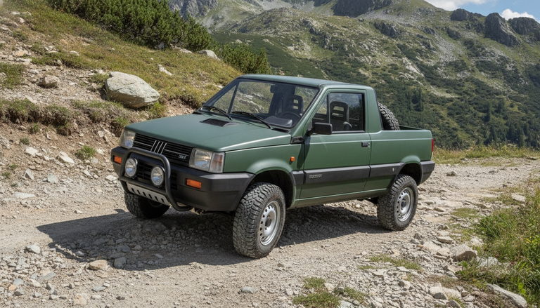 Fiat Panda 4x4 Pickup, nostalgia e off-road in un concept sorprendente