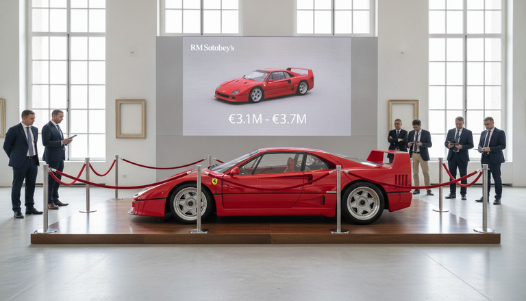 Ferrari F40 ex Jean Sage all’asta: vale fino a 3,7 milioni di euro