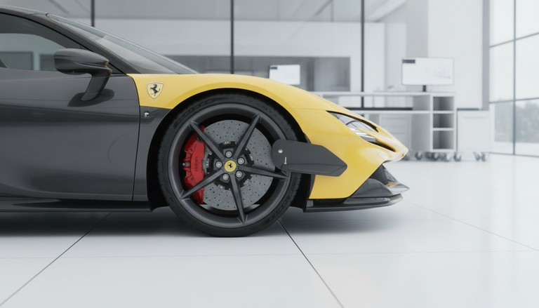 Ferrari brevetta un’ala aerodinamica passiva integrata nelle sospensioni
