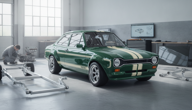 Ford Escort Mk1 RS restomod, peso piuma, 325 CV e prezzo da Ferrari