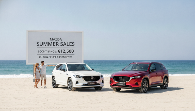 Mazda lancia i Summer Sales: sconti fino a 12. 500 euro su CX-60 e CX-80