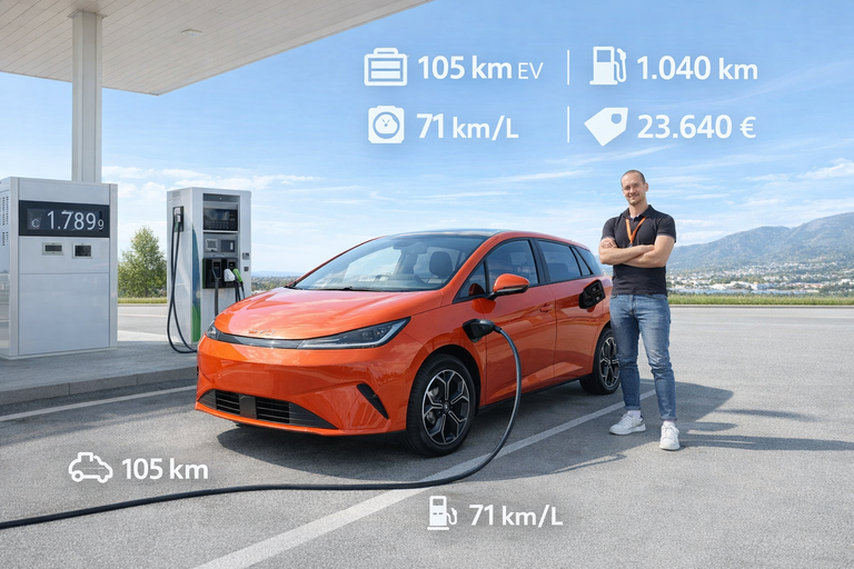 BYD Dolphin G DM-i: l'ibrida compatta per il mercato europeo