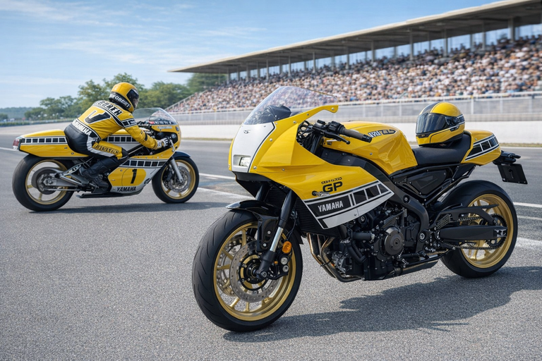 Yamaha XSR900 GP 2026: un tributo a Kenny Roberts e alla storia del motociclismo