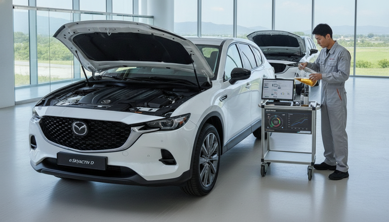 Mazda avvia test sull'HVO100: il diesel ha ancora un futuro