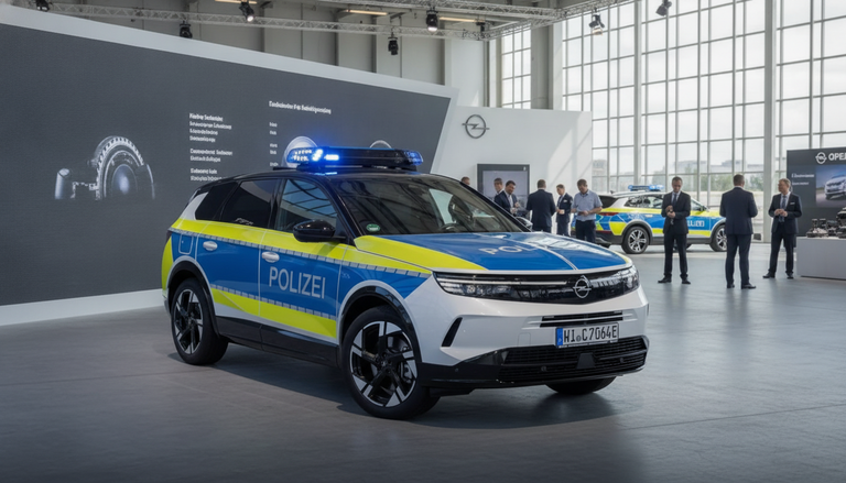 Opel Grandland: il SUV tedesco si veste da auto di pattuglia