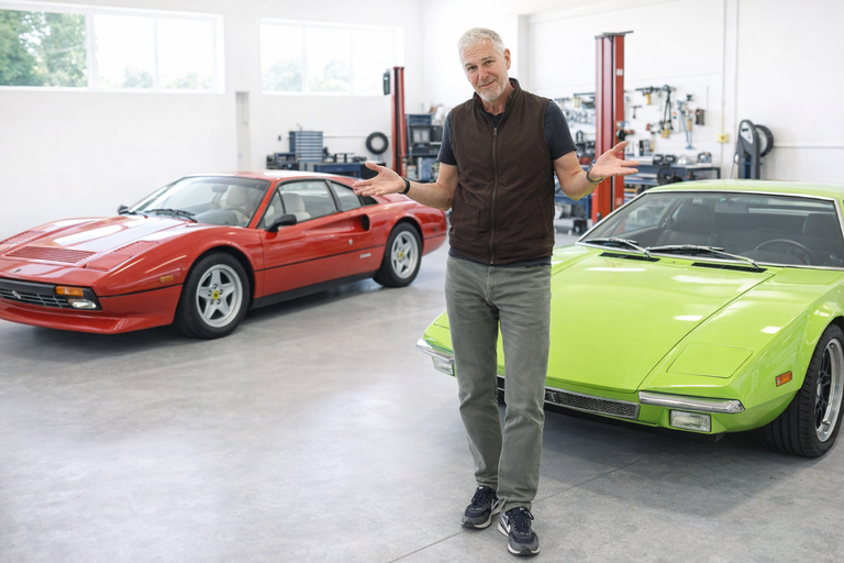 Da Ferrari 308 a De Tomaso Pantera: la scelta di un collezionista appassionato