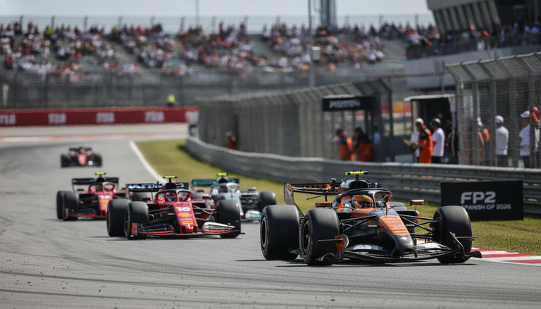 GP di Spagna 2026: Norris domina le prove libere, Ferrari in difficoltà