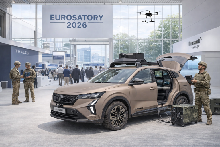 Renault e Thales presentano il 4TROOP: l'innovazione nella mobilità militare