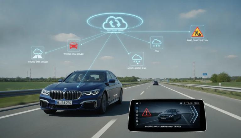 Pericoli nascosti e auto contromano: il nuovo sistema predittivo di Bosch debutta sui veicoli BMW