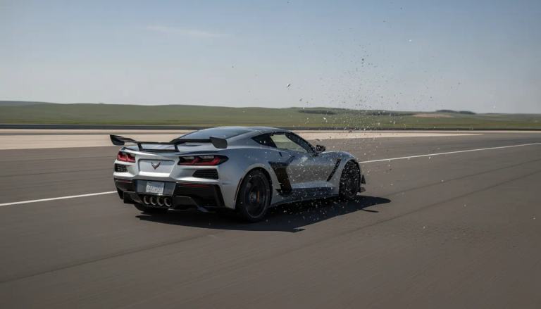 Corvette ZR1 da oltre 1. 000 CV, a più di 300 km/h si stacca persino la vernice