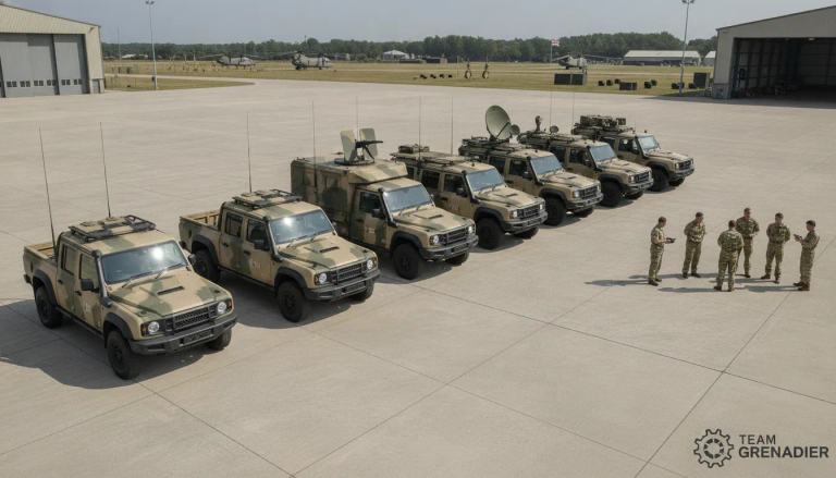 Grenadier militare, Ineos presenta nove varianti per le forze armate UK