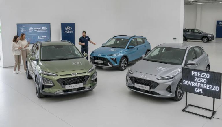 Hyundai rilancia il GPL: prezzi competitivi per KONA, i20 e BAYON nella gamma 2026
