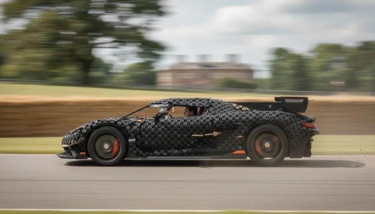 La Koenigsegg Sadair’s Spear di LEGO conquista Goodwood con 111 km/h