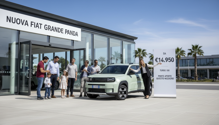Fiat Grande Panda Turbo 100: porte aperte e offerte speciali nel weekend
