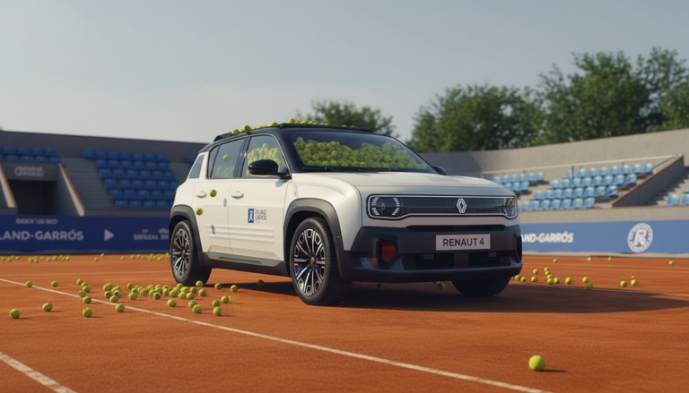 Renault 4 E-Tech Roland-Garros: la nuova elettrica sport chic in arrivo nel 2026