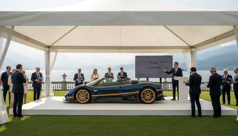 La Pagani Zonda 760 Unica Roadster all'asta: un gioiello da 12 milioni