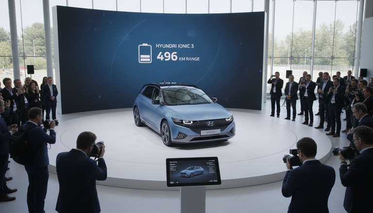 Hyundai IONIQ 3: la hatchback elettrica compatta con fino a 496 km di autonomia