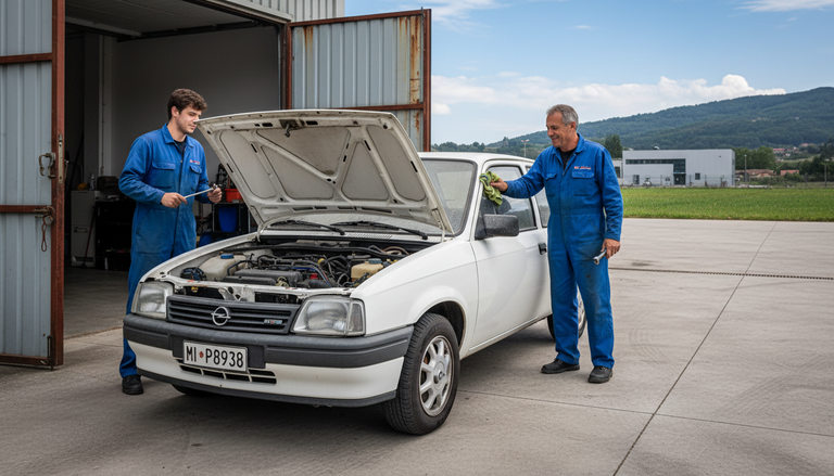 Un viaggio nel tempo: la Opel Corsa del 1992 torna a vivere dopo 12 anni di inattività