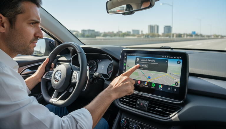 Problemi con Waze su Android Auto: il tasto per annullare il percorso non funziona