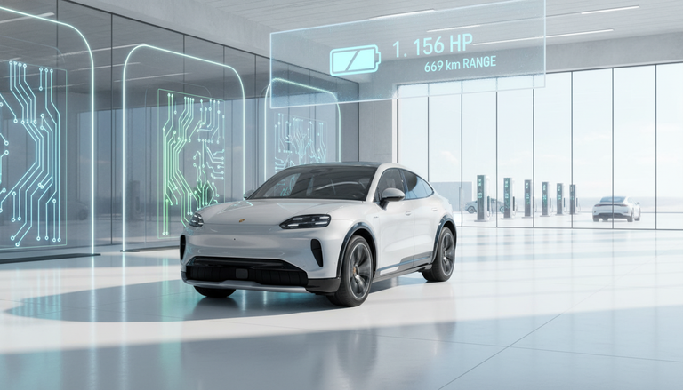 Porsche Cayenne Turbo Coupé Electric: il connubio tra SUV e hypercar