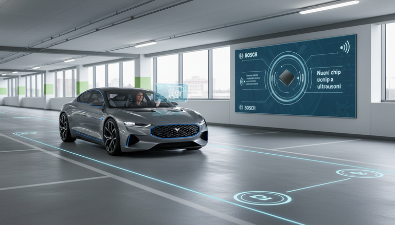 Bosch e il futuro della guida autonoma: i nuovi chip a ultrasuoni rivoluzionano il parcheggio