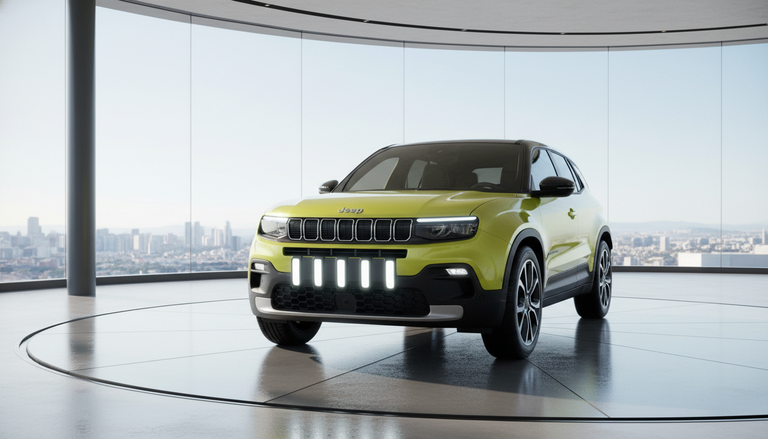 Jeep Avenger: la griglia a sette feritoie si evolve per il futuro