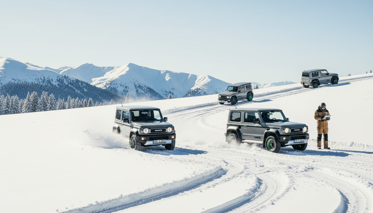 Il futuro del Suzuki Jimny: avvistati prototipi elettrici in test invernali