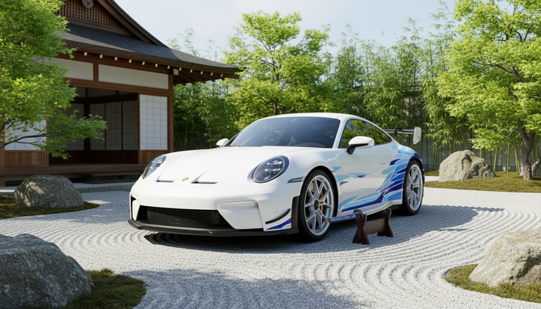 Porsche 911 GT3 Artisan Edition: un tributo alle tradizioni giapponesi