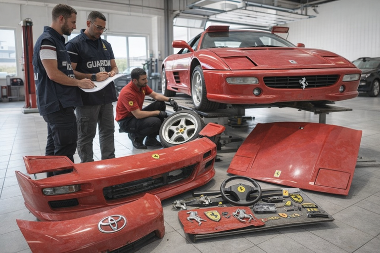 Smantellata a Catanzaro una truffa che trasformava Toyota in Ferrari