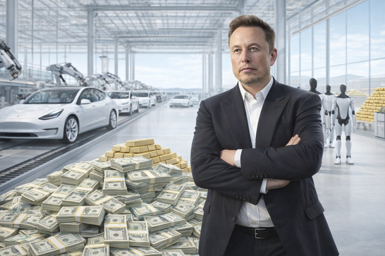 Il maxi bonus di Musk: 158 miliardi di dollari legati agli obiettivi di Tesla