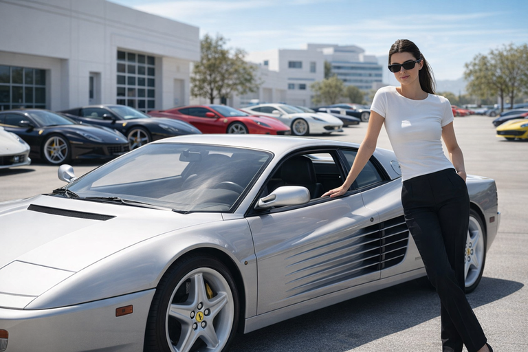 Kendall Jenner e la Ferrari 512 TR: un ritorno agli anni '90