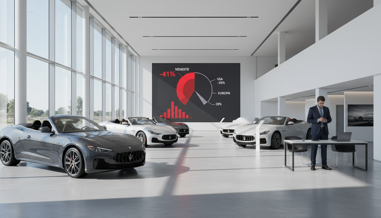 Maserati in crisi: vendite in calo del 41% nel 2026, il futuro è incerto
