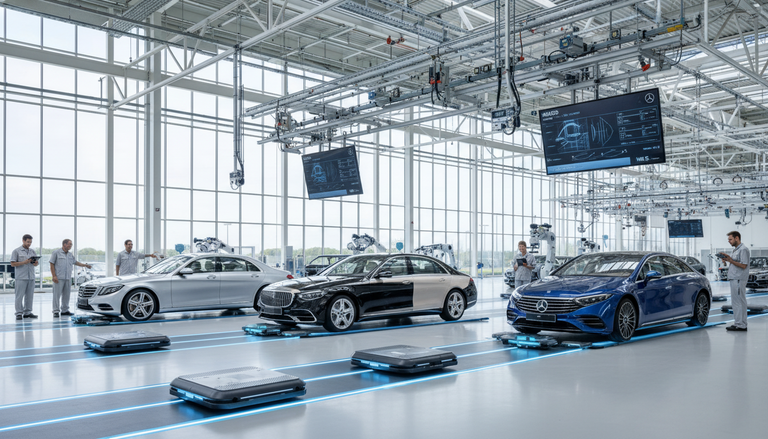 Mercedes-Benz avvia la produzione di Classe S, Maybach ed EQS a Sindelfingen