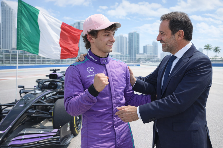 Kimi Antonelli: un talento italiano che conquista Miami e il cuore degli appassionati